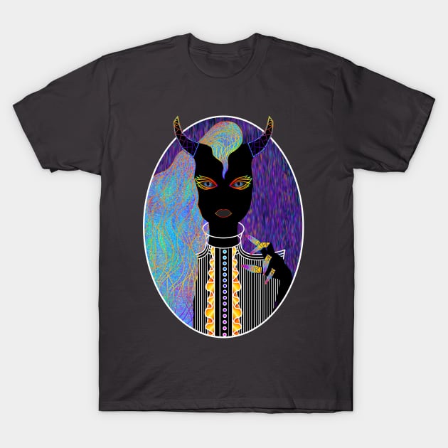 Demon Queen Yennifer T-Shirt by Vivid Chaos